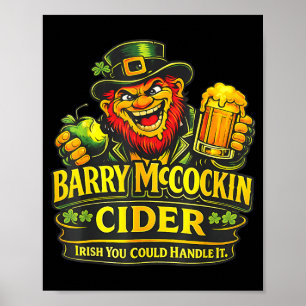 Póster Barry mccockiner mcconconner pub irlandés divertid