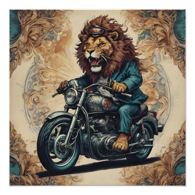 Póster Bart el león (Anverso)