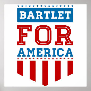 Póster bartlet para estados unidos