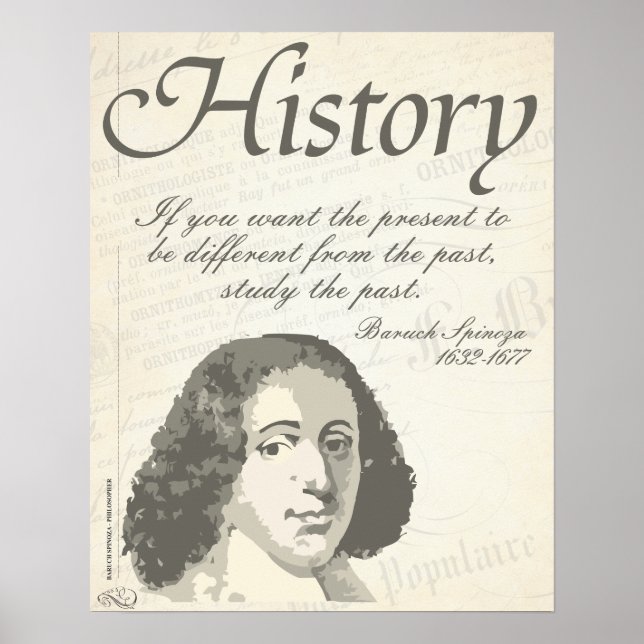 Póster Baruch Spinoza [Historia] (Frente)