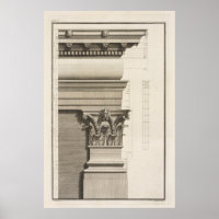 Base, capital y composición del pilastro