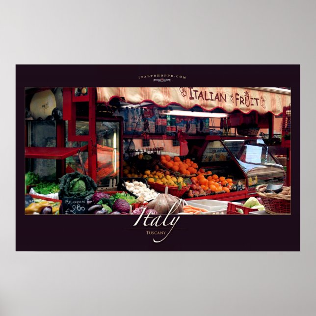 Póster Base de frutas italiana (Frente)