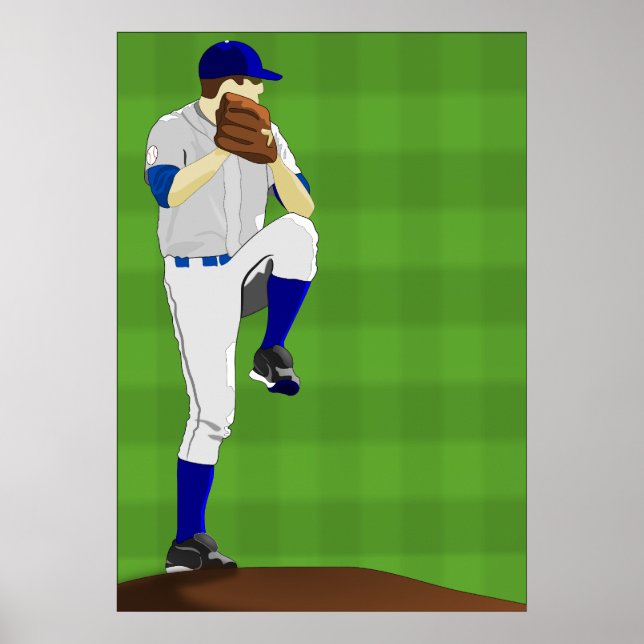 Póster Baseball Pitcher Poster (Frente)
