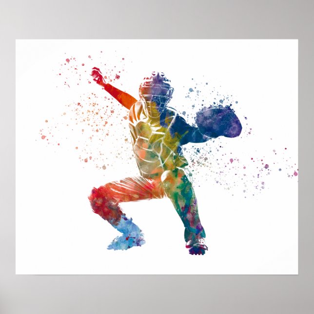 Póster baseball player (Frente)