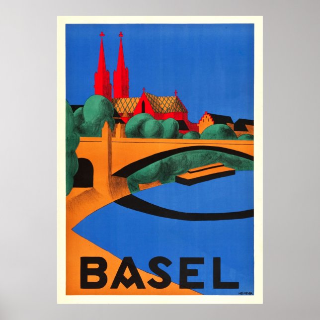 Póster Basel - Switzerland (Frente)