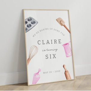 Póster Bash de cumpleaños para niños Bienvenida del Fie