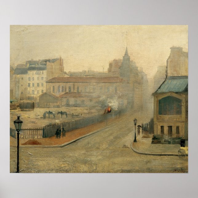 Póster Bashkirtseff - En La Niebla (Frente)