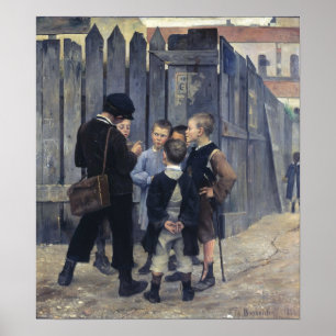 Póster Bashkirtseff - Una reunión