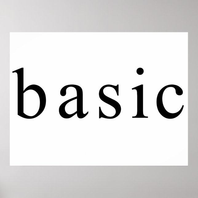 Póster Basic Poster (Frente)