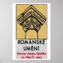 Póster Basilica Column - Matchbox Print - Czech Wall Art