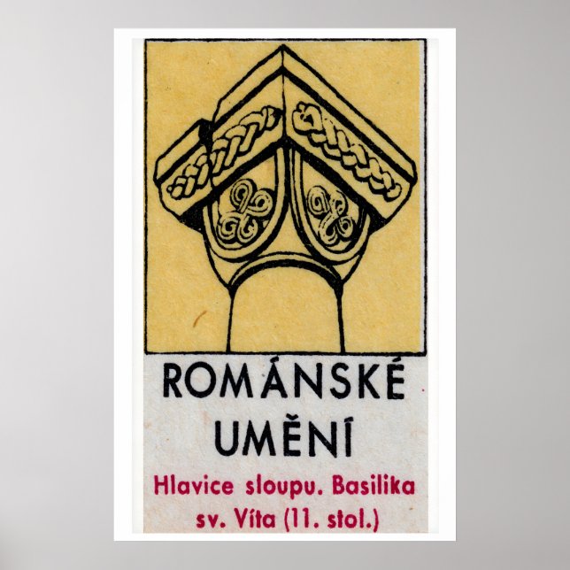 Póster Basilica Column - Matchbox Print - Czech Wall Art (Frente)