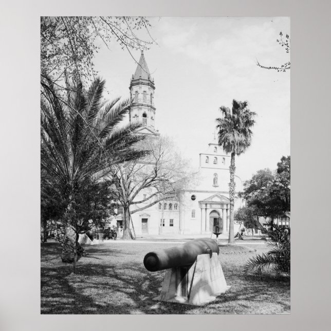 Póster Basílica de la Catedral de San Agustín (Frente)