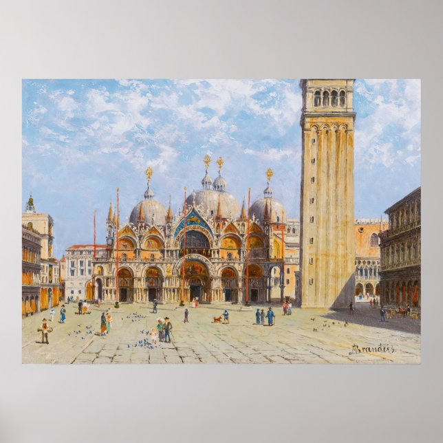 Póster Basílica de San Marcos Antonietta Brandeis (Frente)