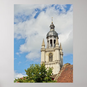 Póster Basílica de San Martín en Halle, Bélgica