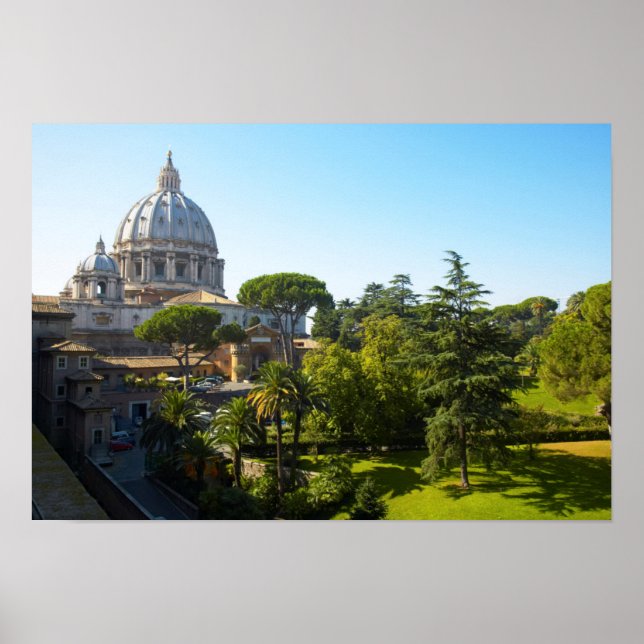 Póster Basílica de San Pedro, Ciudad del Vaticano, Roma,  (Frente)
