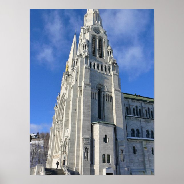 Póster Basílica de Santa Ana de Beaupre, Quebec, Canadá (Frente)