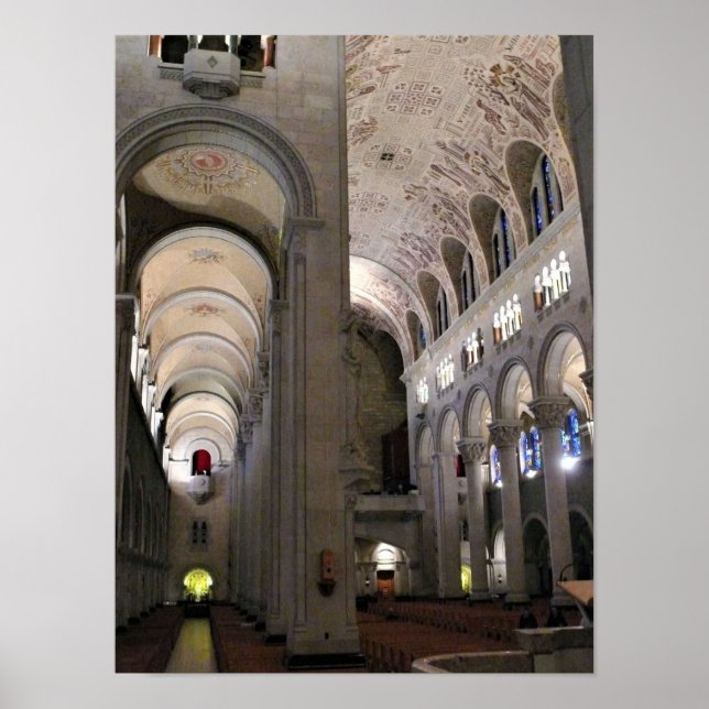 Póster Basílica de Santa Ana de Beaupre, Quebec, Canadá (Frente)