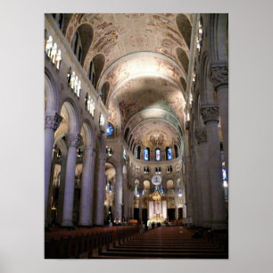 Póster Basílica de Santa Ana de Beaupre, Quebec, Canadá