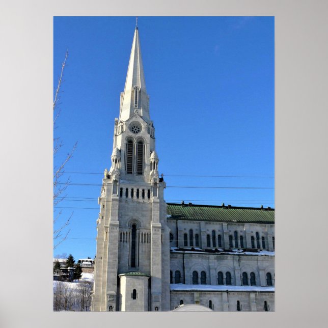 Póster Basílica de Santa Ana de Beaupre, Quebec, Canadá (Frente)