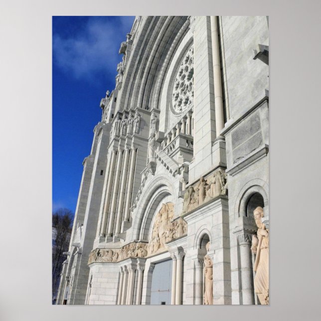 Póster Basílica de Santa Ana de Beaupre, Quebec, Canadá (Frente)