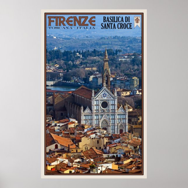 Póster Basílica de Santa Croce (Frente)