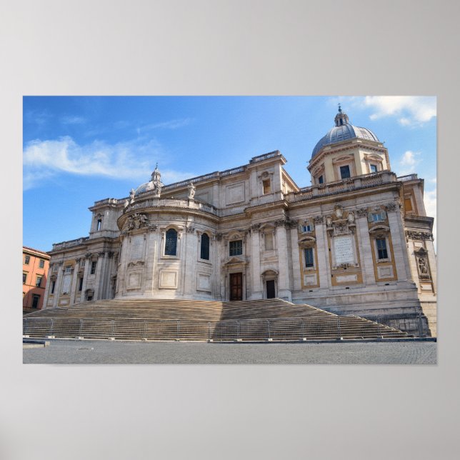 Póster Basílica de Santa María la Mayor de Roma (Frente)