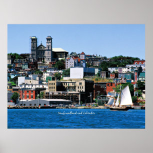 Póster Basílica en la costa de San Juan