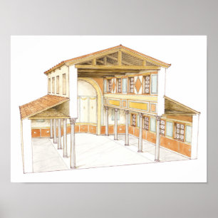 Póster Basílica romana