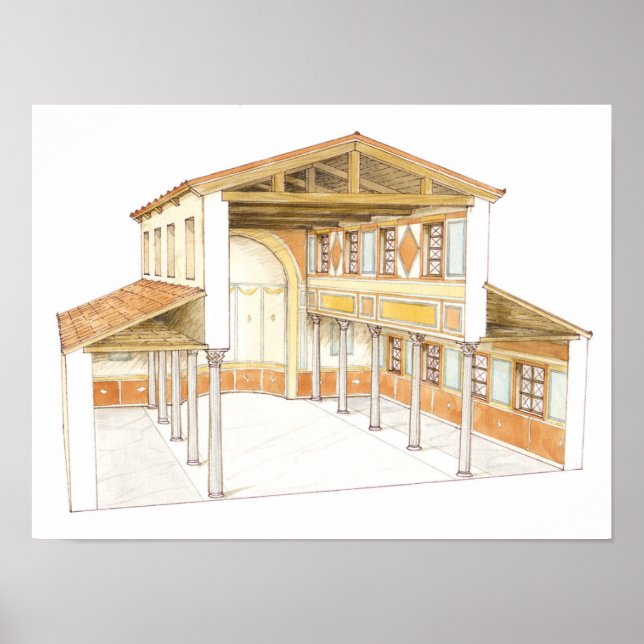 Póster Basílica romana (Frente)