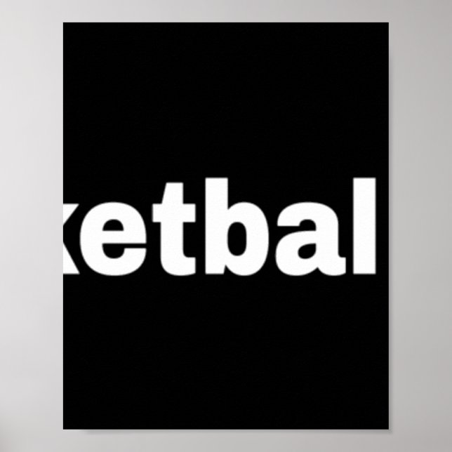 Póster Basketball (Frente)