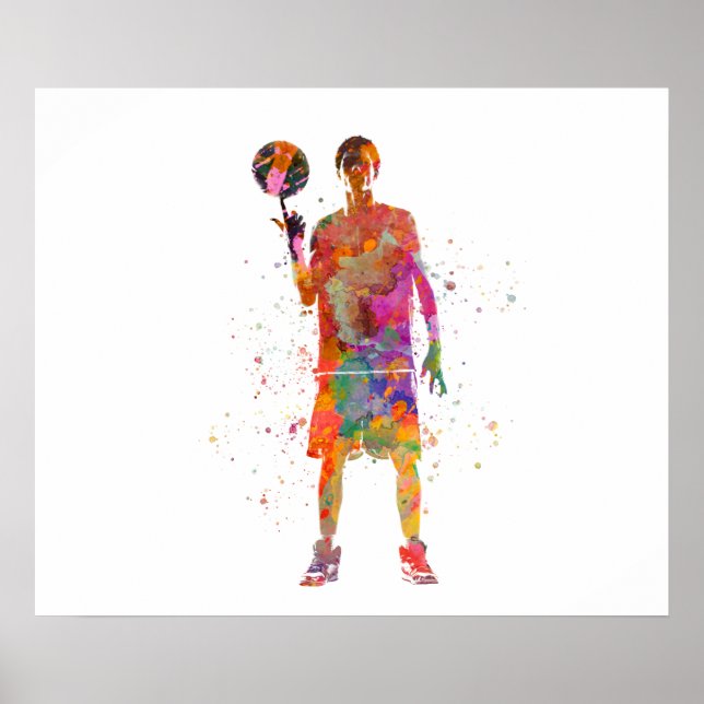 Póster Basketball player (Frente)