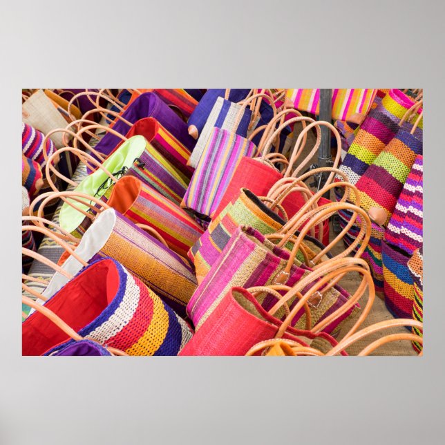 Póster Baskets For Sale At Market (Frente)