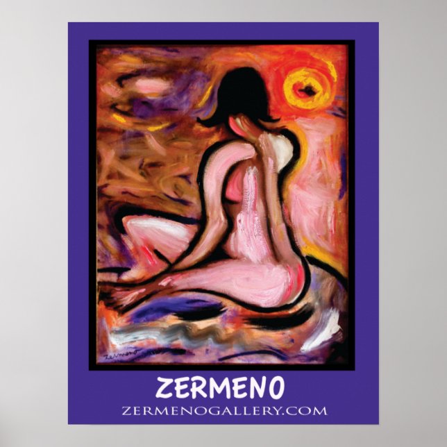 Póster "Basking in the Sun" por Zermeno (Frente)