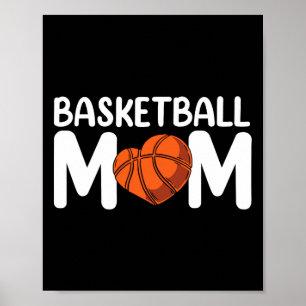 Póster Básquetbol mamá entrenador jugador partido equipo 