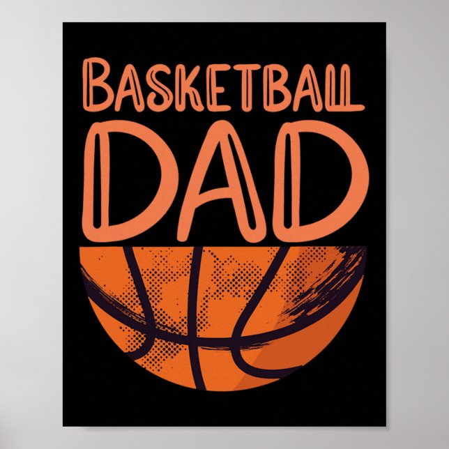 Póster Básquetbol papá - Baloncestista (Frente)