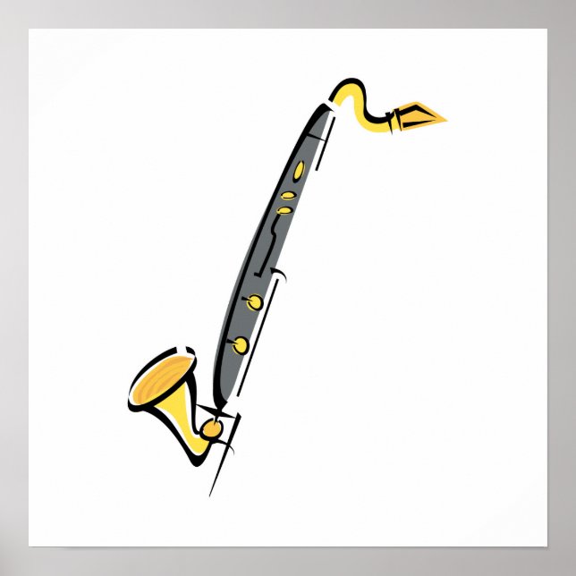 Póster Bass Clarinet (Frente)