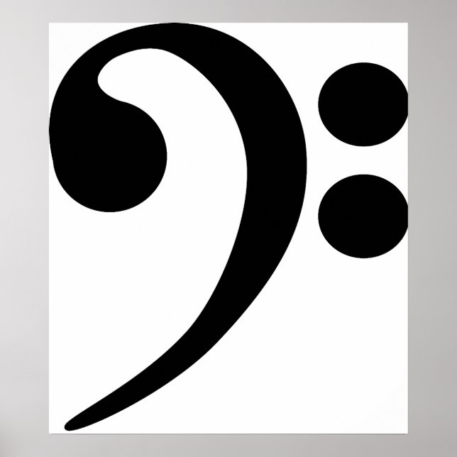 Póster Bass Clef (Frente)