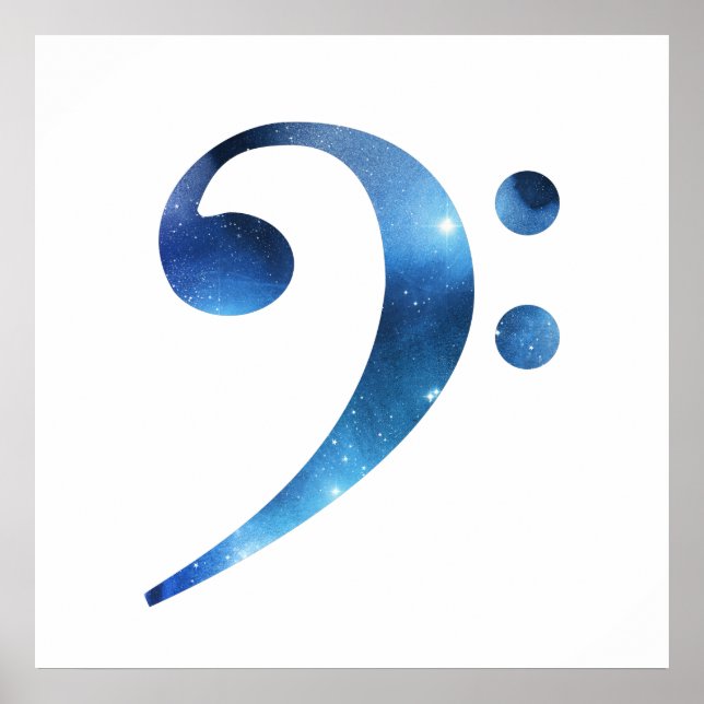 Póster Bass clef (Frente)