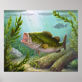 Póster Bass Fish