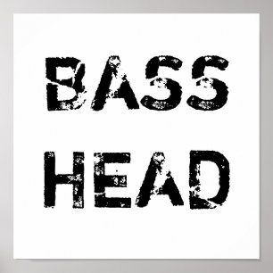 Póster Bass Head poster