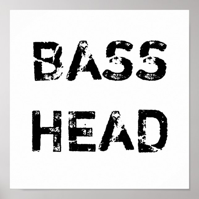 Póster Bass Head poster (Frente)