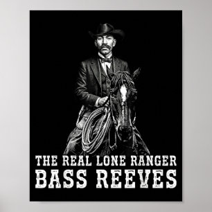 Póster Bass Reeves El verdadero Lone Ranger Western Negro