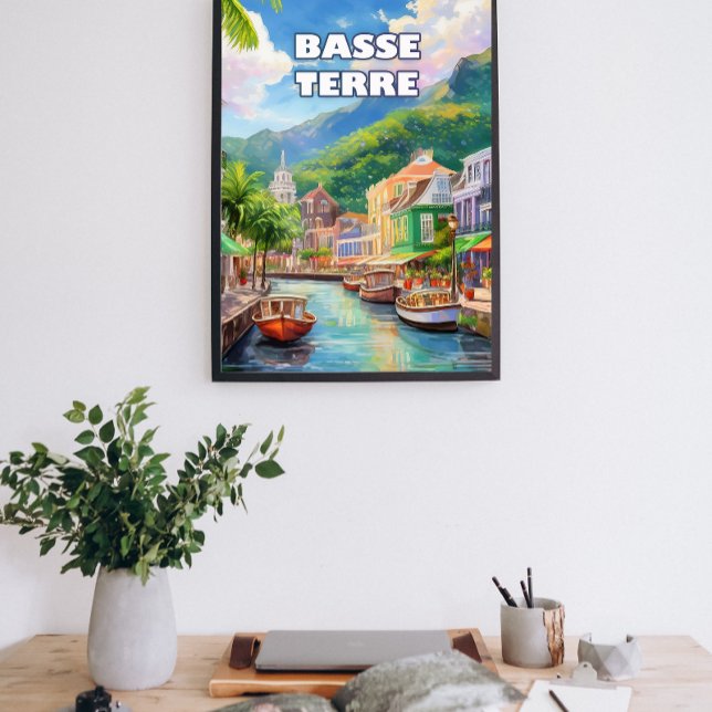 Póster Basse-Terre, setting of waves (Subido por el creador)