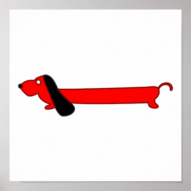 PÓSTER BASSET HOUND (Frente)