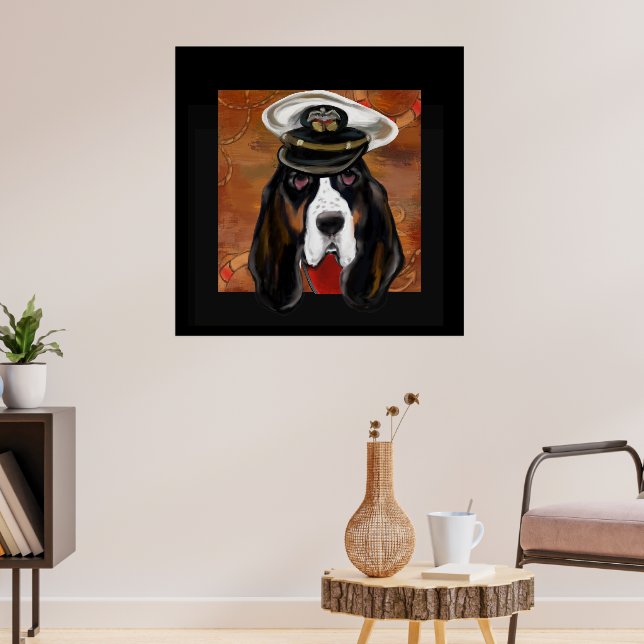 Póster Basset Hound (Salón 3)
