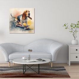 Póster Basset Hound