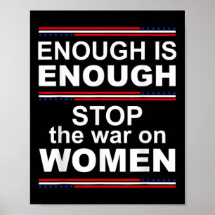 Póster Basta De Detener La Guerra Contra Las Mujeres