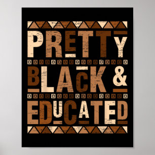 Póster Bastante Negro Y Educado Soy El Fuerte Africano