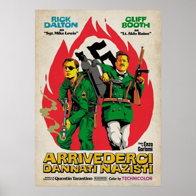 Póster Bastardos Ingleses 2 de una vez en Hollywoo (Frente)