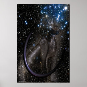 Póster Bastet de Gregory Gallo